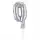 Idena Folienballon 0 silber, mit Stab, 13cm