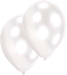 Latexballons weiß, 10 St. sortiert 27,5 cm