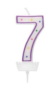 Idena Zahlenkerze "7" lila 4002372583675