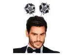 Haarreif Happy New Year Silber