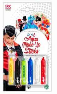 Wasser Schmink-Stift mit Spender, 6er Set