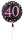 Folienballon Happy Birthday 40 pink AMSCAN 3378601 Sparkling 43cm D