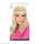 WIDMANN Perücke Patsy blond im Beutel 8003558616008