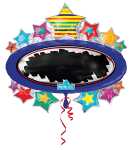 Folienballon Stern zum Beschriften