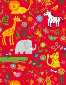 Geschenkpapier 70cmx2m Gamba 7630021109395