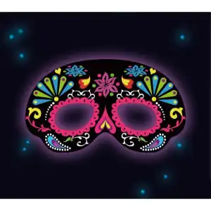 Amscan Knicklicht-Maske schwarz