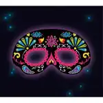 Amscan Knicklicht-Maske schwarz