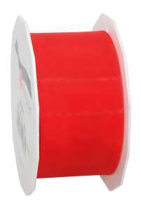 Geschenk Tischband Sheer organza rot 40mm x 25m