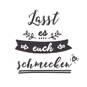 Motivserviette 33x33cm Lasst es euch HOME F. 211932 schmecken