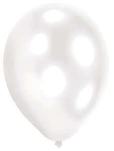 Amscan 25 Latexballons Weiss 27,5 cm