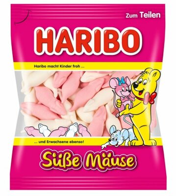 Haribo Süsse Mäuse 200g Beutel