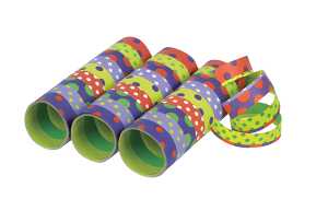 3 Luftschlangen Boys 14 mm x 4 m