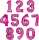 Folienballon Zahl 7 rosa 9907289 / 2829301 86cm
