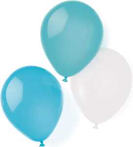 Latexballons Aqua Glamor 8 Stück, 25,4 cm/10"