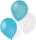 Latexballons Aqua Glamor 8 Stück, 25,4 cm/10"