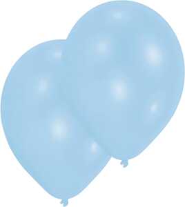 10 Latexballons Hellblau 27,5 cm