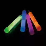 Knicklicht-Anhänger 4er 10cm, farb. Sortiert