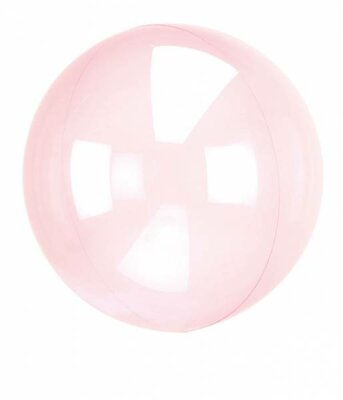 Clearz Folienballon Crystal Dark Pink