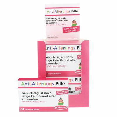 Scherztabletten 22g Anti Alterungs Pille - Schokolinsen