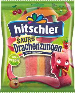 Hitschler Drachenzungen Mix 125g ohne Gelantine
