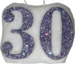 IHDE KERZEN Zahlenkerze 30 Multicolor