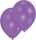 10 Latexballons Metallic violett, 27,5 cm