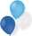 Latexballons Sky Blue 8 Stück, 25,4 cm/10"