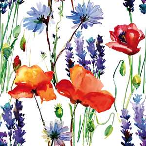 Servietten 33x33cm 20 St. Wild Summer Flowers