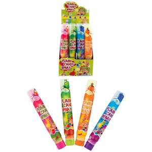 Flash Candy Spray mit Leuchteffekt - Fruchtspray