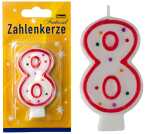 Idena Zahlenkerze "8" 4002372083557