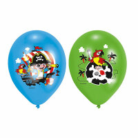 Luftballons Pirate 6er 27,5 cm/11"