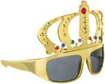 Amscan Spaß-Brille King gold 13051589165