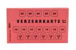 Verzehrkarte Wert 20 Euro 50 Bl. pro Block 120x70mm