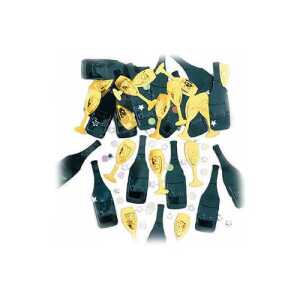 Konfetti Cheers schwarz/gold/silber 14 g