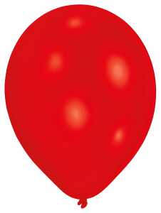 Amscan 50 Latexballons Rot 27,5 cm