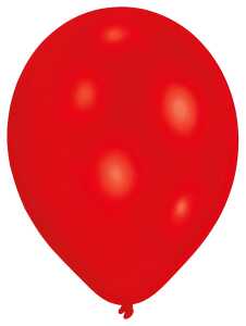 Amscan 25 Latexballons Rot 27,5 cm