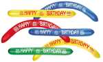 2 Ballons Happy Birthday aus Latex, 120 cm