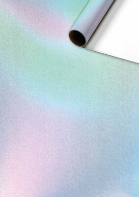 Geschenkpapier 70cmx1,5m Uni Rainbow unbedruckt - Stewo