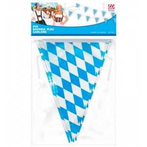 Wimpelkette Bayern 10m 20 Wimpel PVC