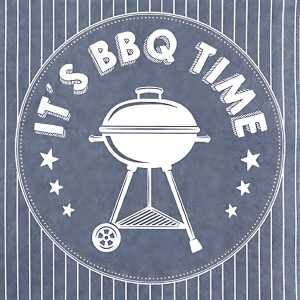Serviette 33x33cm 20 St. BBQ Time - Home-Fashion