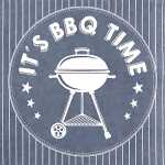 Serviette 33x33cm 20 St. BBQ Time - Home-Fashion