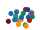 Amscan Konfetti - Bright Rainbow 15g