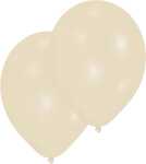 Amscan 10 Latexballons Creme 27,5 cm