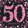 Servietten 50 Pink, 33 cm Spark. Celebration, 16er