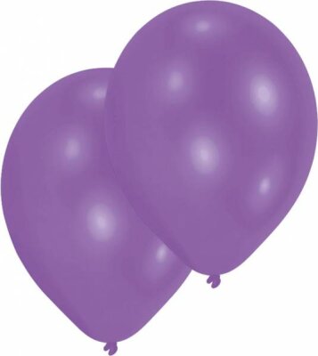 25 Latexballons Metallic violett, 27,5 cm