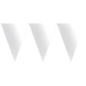 Amscan Wimpelkette weiß 450 cm