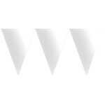 Amscan Wimpelkette weiß 450 cm
