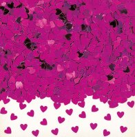 Konfetti Sparkle Hearts pink 14 g