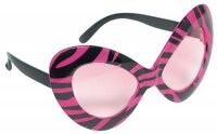 Spaß-Brille Diva pink/schwarz