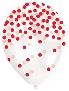 Luftballon Konfetti-Fashion sort. 9901848 6ST 27,5cm
